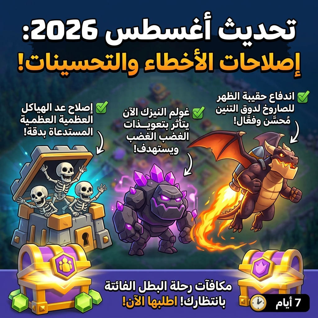 وسائط صورة: *نظرة خاطفة على تحديث أغسطس 2026: إصلاحات الأخطاء* `بعض الإصلاح…
